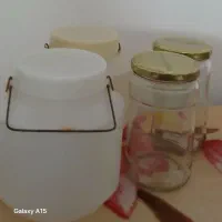 شیشه و دبه مناسب برای رب