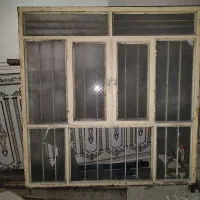 درب و پنجره آهنی سنگین بهمراه چهارچوب