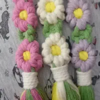 سندل  . جا کلیدی عروس دار. جا حوله ای. گلدان.