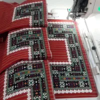 شلوار نقش کامپیوتری بزرگ