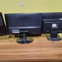 سه عدد مانیتور و یک کیس و کیبورد|قطعات و لوازم جانبی رایانه|تهران, فلسطین (میدان انقلاب)|دیوار