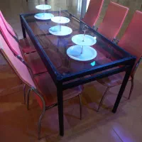 میز نهارخوری ۶نفره درحد|میز و صندلی غذاخوری|تالش, هشتپر|دیوار