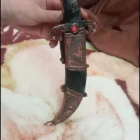 خنجر قدیمی دسته مسی|کلکسیون اشیاء عتیقه|سبزوار, شهدا|دیوار