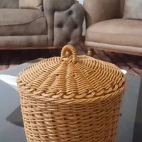 سبدهای پلاستیکی حصیری