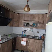 کابینت  ام دی اف بهمراه سینک و هود کاملا سالم