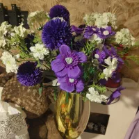 گل وگلدان بسیار زیبا، خارجی|گل مصنوعی|ری, ظهیرآباد|دیوار