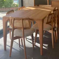 میز صندلی مدل حصیری|میز و صندلی غذاخوری|پیربازار, |دیوار