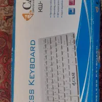 کیبورد وایرلس CASI KW88 . نو بدون استفاده|قطعات و لوازم جانبی رایانه|فارسان, |دیوار