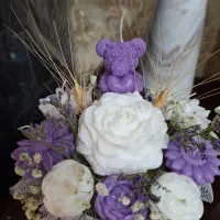 باکس گل شمعی|گل مصنوعی|کرج, کرج نو|دیوار