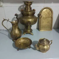 سماور برنج ۵تیکه
