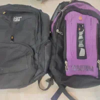 دو تا کوله پشتی +کیف چرم