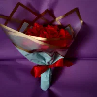 گل روبانی|گل مصنوعی|قم, باغ شریفی|دیوار