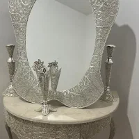 اینه شمعدان نقره