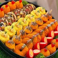 غذای خانگی،فینگر فود،سینی مزه،دسر،حلوا
