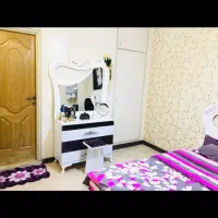 تختخواب به همراه تشک ومیز آرایشی|تخت و سرویس خواب|تهران, شهران جنوبی|دیوار