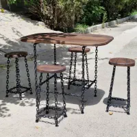 میز صندلی مدل زنجیری مدرن کافی شاپی باغ ویلا|کافیشاپ و رستوران|کوهسار (البرز), |دیوار