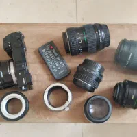 دوربین عکاسی سونی nex7- با لنزهای آنالوگ پنتاکس