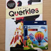 کتاب رنگ آمیزی بزرگسالان و مداد رنگی