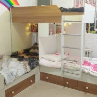 تخت سه تخت ال نردبانی چوب سخت (مشهد گلبهار )