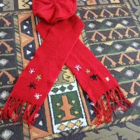 کلاه شال فرانسوی  دست بافت  دخترونه
