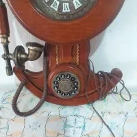 ساعت دیواری فانتزی تلفن دار|ساعت دیواری و تزئینی|سیاهکل, |دیوار