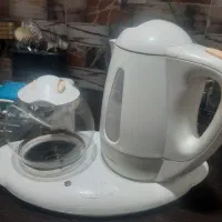 چای ساز تفال کارکرده قوریش ترک داره
