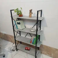 قفسه نیوا 4 کتابخانه نیوا5 چوب وفلز