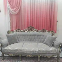 مبل استیل ۹ نفره در حد نو|مبلمان خانگی و میز عسلی|تهران, تهرانسر مرکزی|دیوار