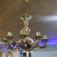 سه عدد لوستر برنز 10شاخه|لوستر و چراغ آویز|کرج, عظیمیه|دیوار