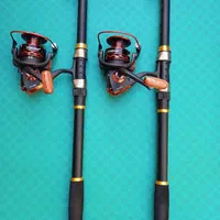 ست چوب با چرخ ماهیگیری لنسر 2/70 با چرخ 6000 فلزی|ماهیگیری|تهران, بهار|دیوار