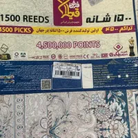 یک جفت قالی۶ متری قیطران ۴۵۰۰ شانه گل برجسته