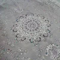 یک تخته فرش 12 متری 500شانه تمام نخ گلزار یزد