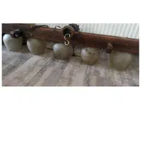 لوستر ۵ شاخه چوبی|لوستر و چراغ آویز|شهریار, شهریار|دیوار