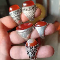 انگشتر نقره عقیق فیروزه|جواهرات|آمل, |دیوار