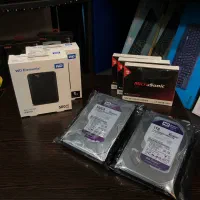 هارد‌اکسترنال۵۰۰ ۱ترا،بنفش۵۰ ترا،ssd