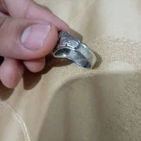 انگشتر نقره قدیمی|کلکسیون سکه، تمبر، اسکناس|خرم‌آباد, |دیوار