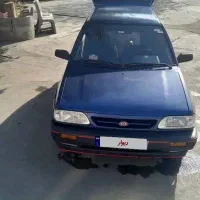 پراید هاچبک کره ای مدل۷۵ آبی کاربنی