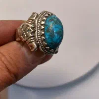 انگشتر  نقره با سنگ ارزنده دوعدد|کلکسیون اشیاء عتیقه|تهران, تهرانسر شمالی|دیوار