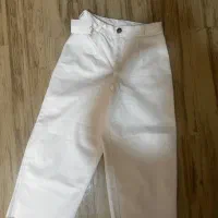 شلوار کتان طرح جین