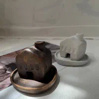 انواع ست های دکوری شمع و سنگ مصنوعی|صنایع دستی و سایر لوازم تزئینی|کاشان, زیدی|دیوار