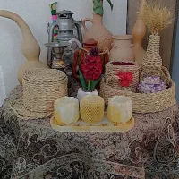 میز خاطره (همراه ترمه و ساتن) میز وسط