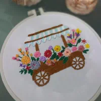 گلدوزی  آویز|صنایع دستی و سایر لوازم تزئینی|خرمشهر, |دیوار