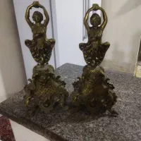 پایه.شمعدونی قدیمی برنجی.قیمت۴ ملیون.