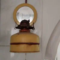 چراغ نفتی قدیمی آینه دار