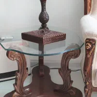 مبل 9نفره سلطنتی تمام چوب|مبلمان خانگی و میز عسلی|اسفراین, |دیوار