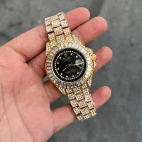 ساعت مردانه و زنانه رولکس فول نگین تقویم دار