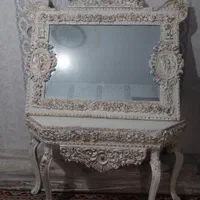 ساعت ایستاده آینه و کنسول لباسشویی|روفرشی|صحنه, |دیوار