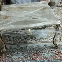 مبل کلاسیک ۹ نفره ورق طلا|مبلمان خانگی و میز عسلی|اصفهان, شهرک میلاد|دیوار