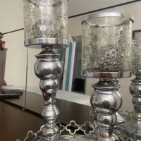 شمعدان رنگ سیلور