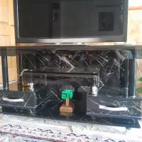 میز تلویزیون شیشه